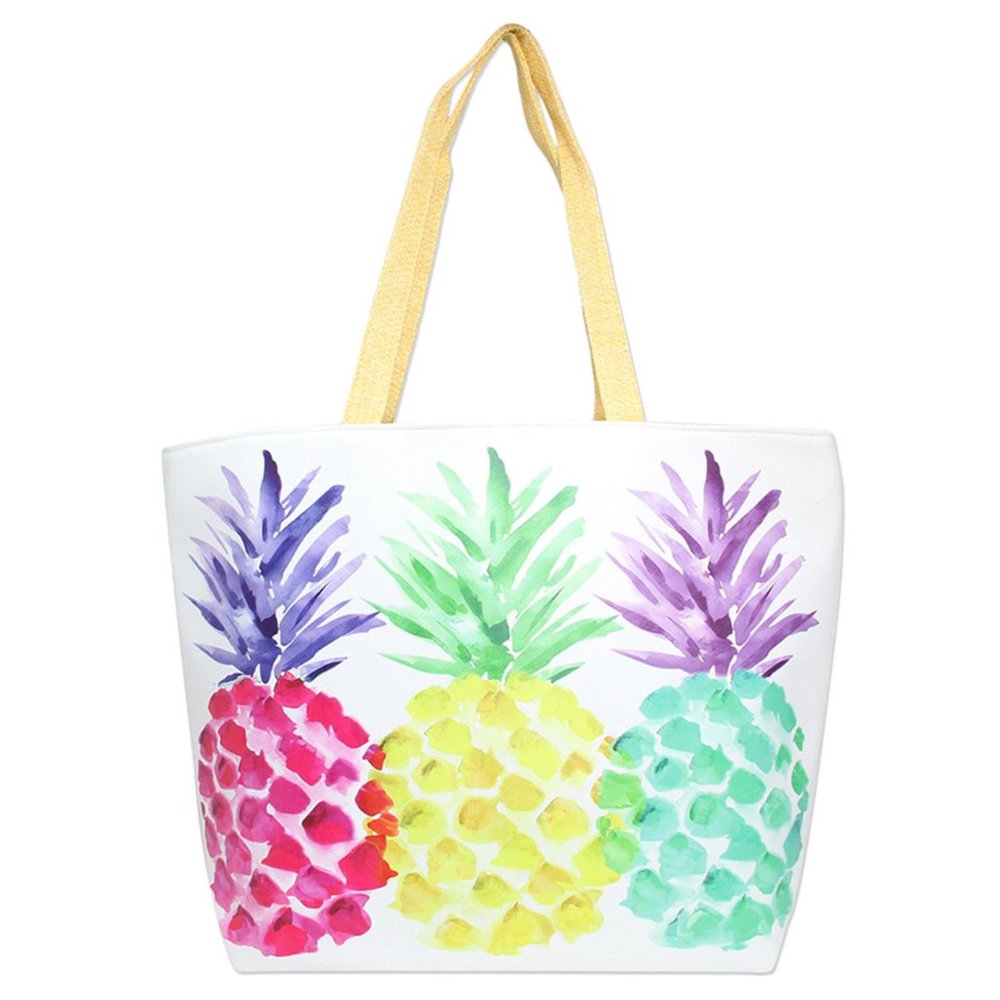 LOF Pineapple Theme Tote Bag